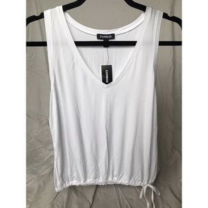 Adjustable Waist V-Neck Tank